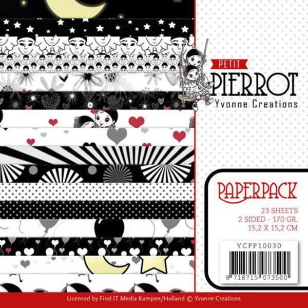 Yvonne Creations Yvonne Creations - Petit Pierrot Paper Pack