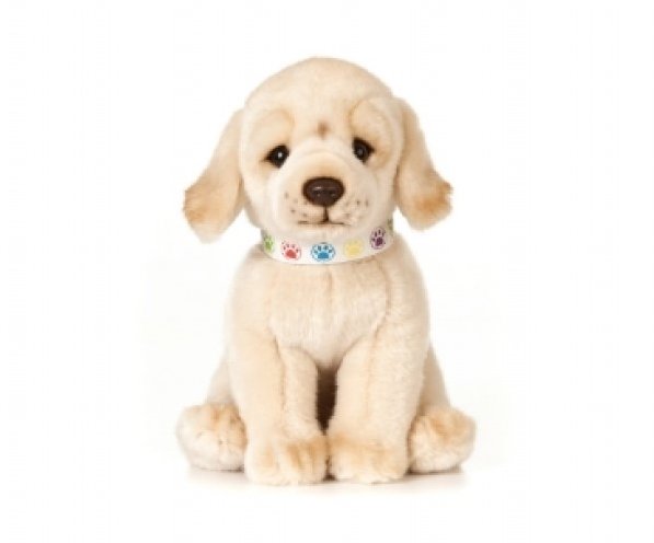 Living Nature Living Nature 20cm Giant Golden Yellow Labrador Puppy Dog Soft Toy Plush AN526