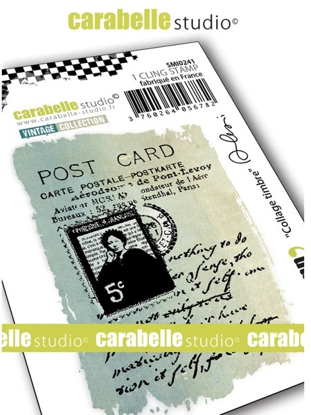 Carabelle Studio - Cling Stamp Small : Collage Timbre by Alexi SMI0241