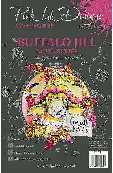 Pink Ink Pink Ink Design Clear Stamp - Buffalo Jill