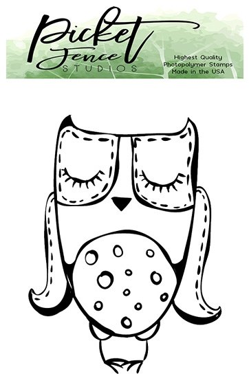 Picket Fence Studios Picket Fence Studios Quilting Owl Clear Stamps (OWL-105)
