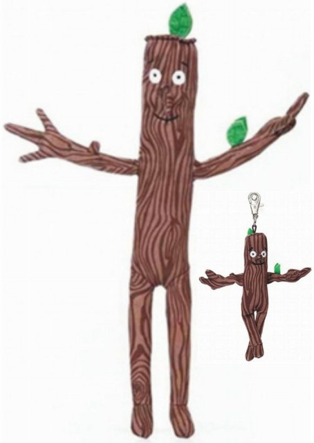 Aurora Aurora World Choice Of Stick Man Plush Soft Toy or Backpack Clip With Tag
