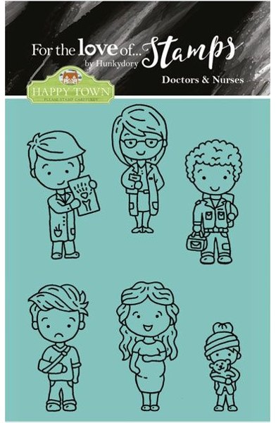 Hunkydory Hunkydory For the Love of Stamps - Happy Town - Doctors & Nurses