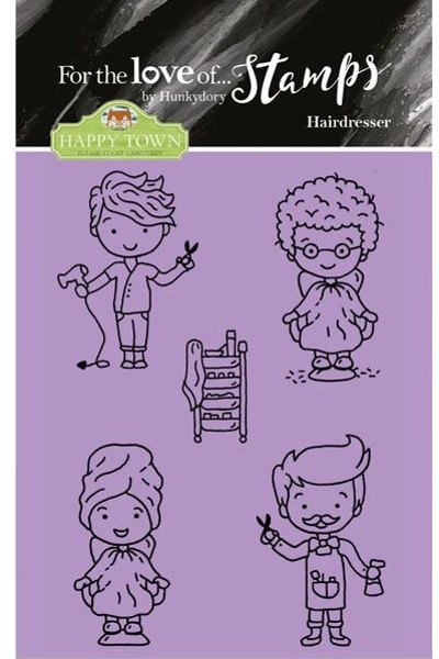 Hunkydory Hunkydory For the Love of Stamps - Happy Town - Hairdresser