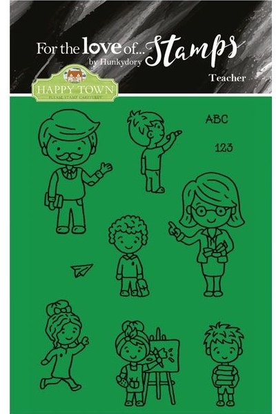 Hunkydory Hunkydory For the Love of Stamps - Happy Town - Teacher