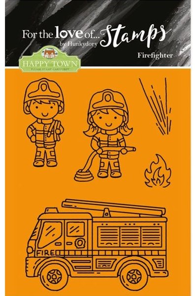 Hunkydory Hunkydory For the Love of Stamps - Happy Town - Firefighter