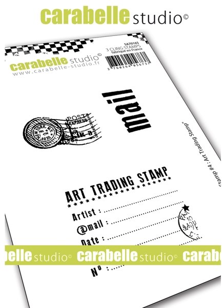 Carabelle Carabelle Studio - Cling Stamp A7 : My Stamp #4 : Art Trading Stamp SA70165