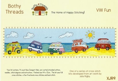 Bothy Threads Bothy Threads VW Camper Van Fun Counted Cross Stitch Kit