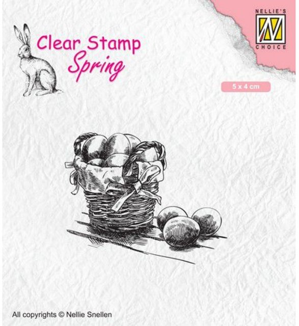 Nellie Snellen Nellie Snellen Easter Eggs Stamp SPCS012