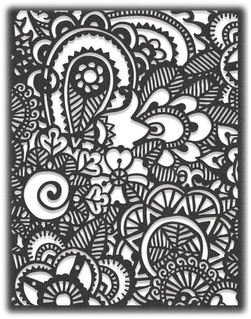 Sizzix Sizzix Thinlits Die - Doodle Art #2 by Tim Holtz 664432