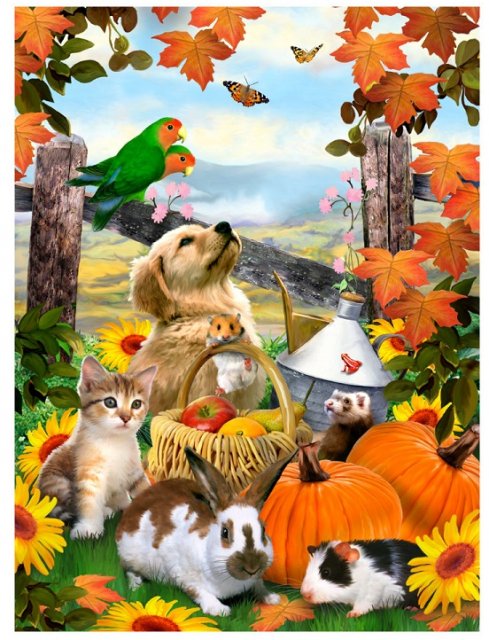 Royal & Langnickel Royal & Langnickel Painting By Numbers Autumn Festival A4 Art Kit