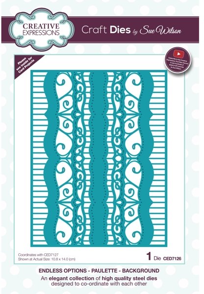Creative Expressions Sue Wilson Endless Options Paulette – Background Die