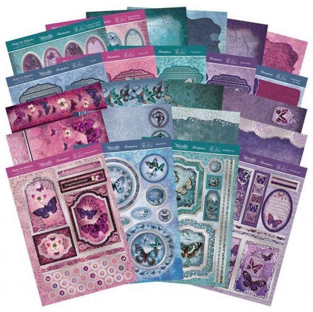 Hunkydory Hunkydory Flight of the Butterflies Platinum Edition Luxury Card Collection + Card Inserts