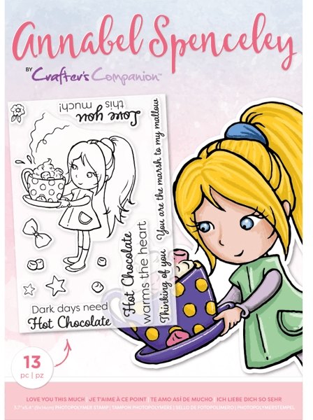 Crafter's Companion Annabel Spenceley Photopolymer Stamp - Love You This Much