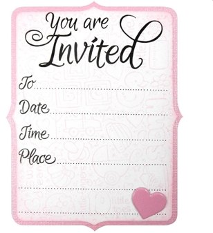 Stampendous Stampendous Dotted Invite Cling Rubber Stamps