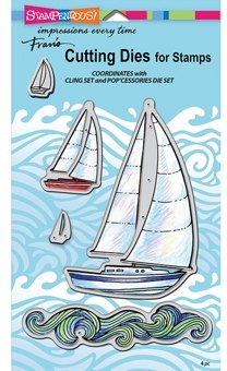 Stampendous Stampendous Sailboats Cutting Dies for Stamps
