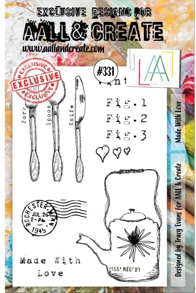 Aall & Create Aall & Create A5 Stamps #331 - Made With Love