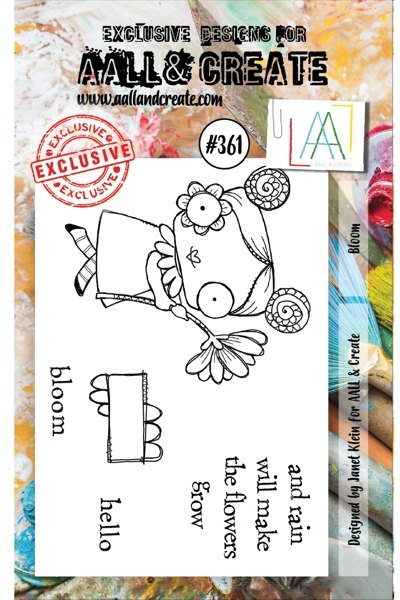 Aall & Create Aall & Create A7 Stamp #361 - Bloom