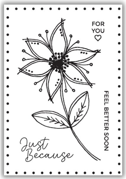 Julie Hickey Julie Hickey Designs - A7 Just Because Stamp Set