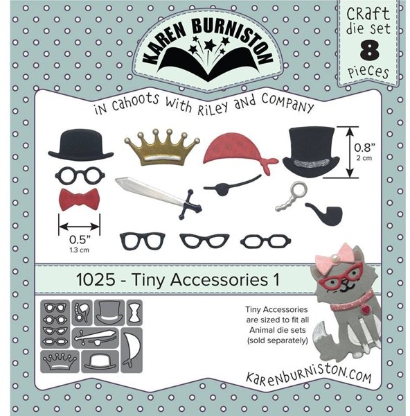 Karen Burniston Die Set - Tiny Accessories 1 1025