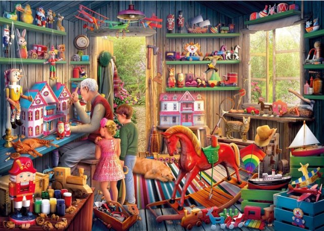 Gibsons Gibsons Toymaker's Workshop 1000 Piece Jigsaw Puzzle G6249