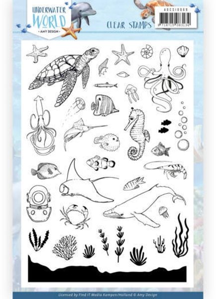Amy Design Amy Design - Underwater World Clear Stamp