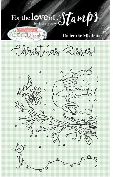 Hunkydory Hunkydory For the Love of Stamps A7 Stamp Set - Under the Mistletoe