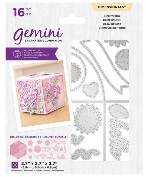 Crafter's Companion Gemini Die - Dimensionals - Infinity Box