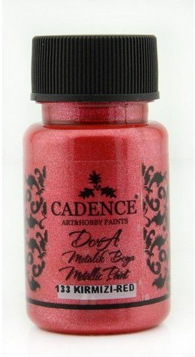 Cadence Cadence Dora Metallic Paint – 133 Red – 4 FOR £15.99