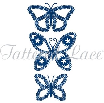 Tattered Lace Tattered Lace Essentials Fancy Butterflies Pin Dot Die Set ETL210