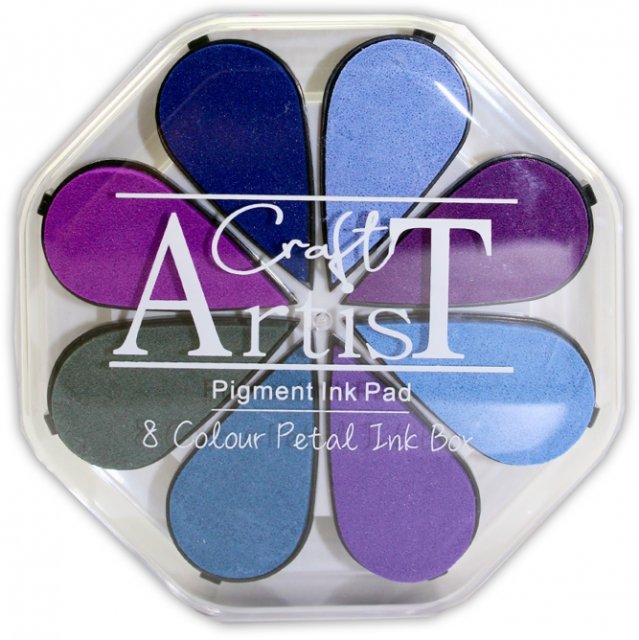 Craft Artist Craft Artist Pigment Ink Petals - Winter 8 Colours