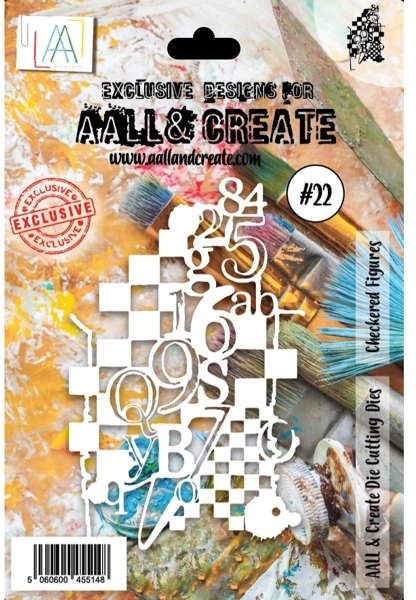Aall & Create Aall & Create Die #22 - Checkered Figures