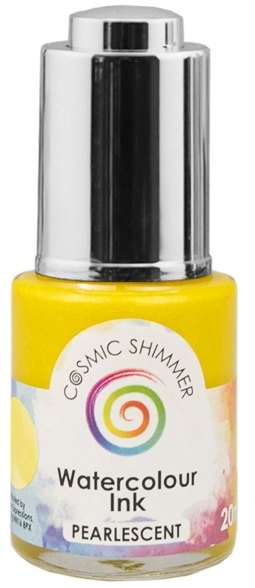 Creative Expressions Cosmic Shimmer Pearlescent Watercolour Ink Lemon Glacier 20ml - 4 for £14.99