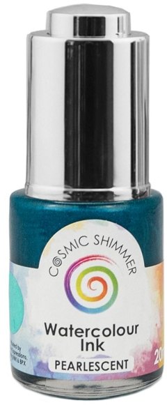 Creative Expressions Cosmic Shimmer Pearlescent Watercolour Ink Jade Sparkle 20ml - 4 for £14.99