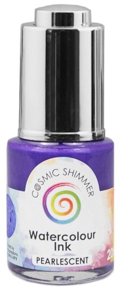 Creative Expressions Cosmic Shimmer Pearlescent Watercolour Ink Lilac Sapphire 20ml - 4 for £14.99