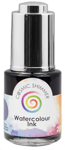 Creative Expressions Cosmic Shimmer Watercolour Ink Liquorice Black 20ml - 4 for £14.99