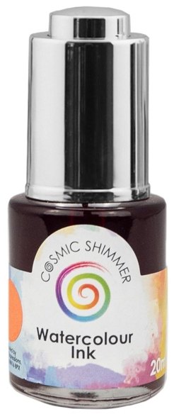 Creative Expressions Cosmic Shimmer Watercolour Ink Juicy Orange 20ml - 4 for £14.99