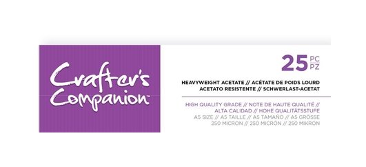 Crafter's Companion Crafters Companion A5 Heavyweight Acetate - £3 off any 3