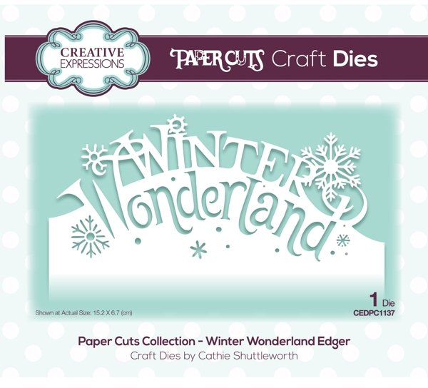 Creative Expressions Creative Expressions Paper Cuts Winter Wonderland Edger Die