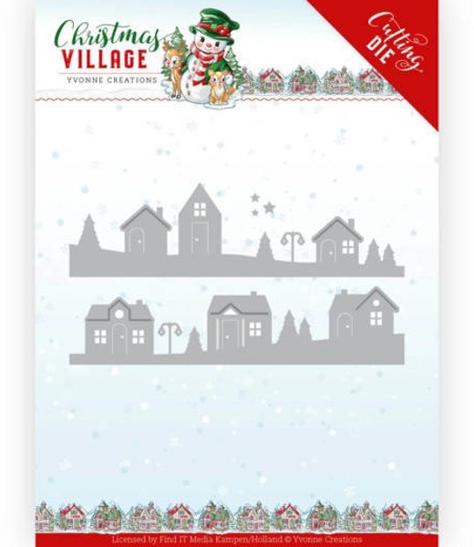 Yvonne Creations Yvonne Creations - Christmas Village - House Scene Dies