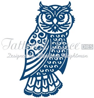 Tattered Lace Tattered Lace Large Ornate Owl Die D297