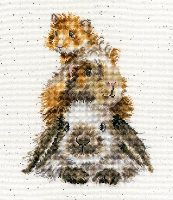 Bothy Threads Bothy Threads Hannah Dale Piggy In The Middle Counted Cross Stitch Kit XHD65
