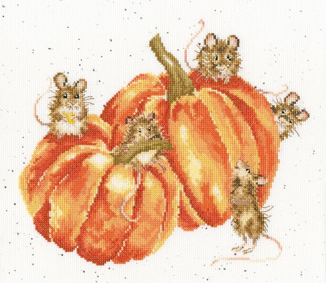 Bothy Threads Bothy Threads Pumpkin, Spice And All Things Mice Counted Cross Stitch Kit XHD68
