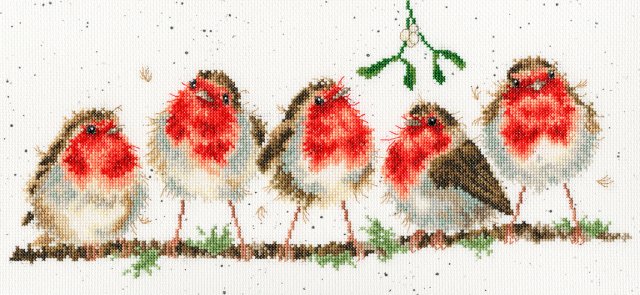 Bothy Threads Bothy Threads Rockin' Robins Counted Cross Stitch Kit Hannah Dale XHD69