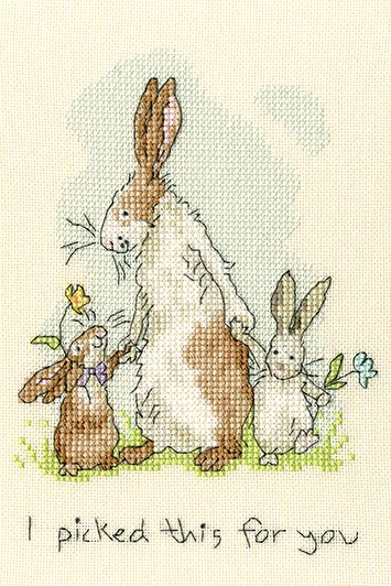 Bothy Threads Bothy Threads I Picked This For You Counted Cross Stitch Kit Anita Jeram XAJ1