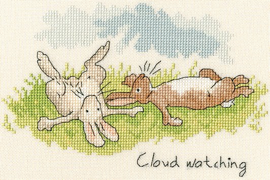 Bothy Threads Bothy Threads Cloud Watching Counted Cross Stitch Kit Anita Jeram XAJ2