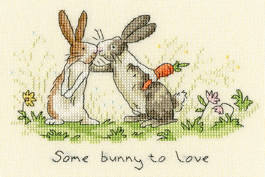 Bothy Threads Bothy Threads Some Bunny To Love Counted Cross Stitch Kit Anita Jeram XAJ3