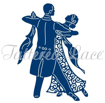 Tattered Lace Tattered Lace Moonlight Dance Couple Cutting Die D983