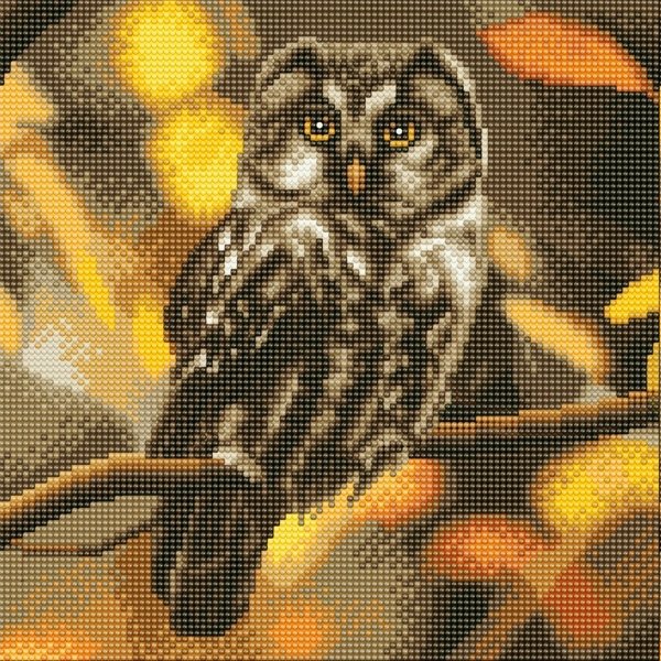 Craft Buddy Crystal Art Kit 30 x 30cm (Medium) - Tawny Owl CAK-A97M