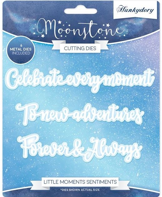 Hunkydory Moonstone Dies - Little Moments Sentiments